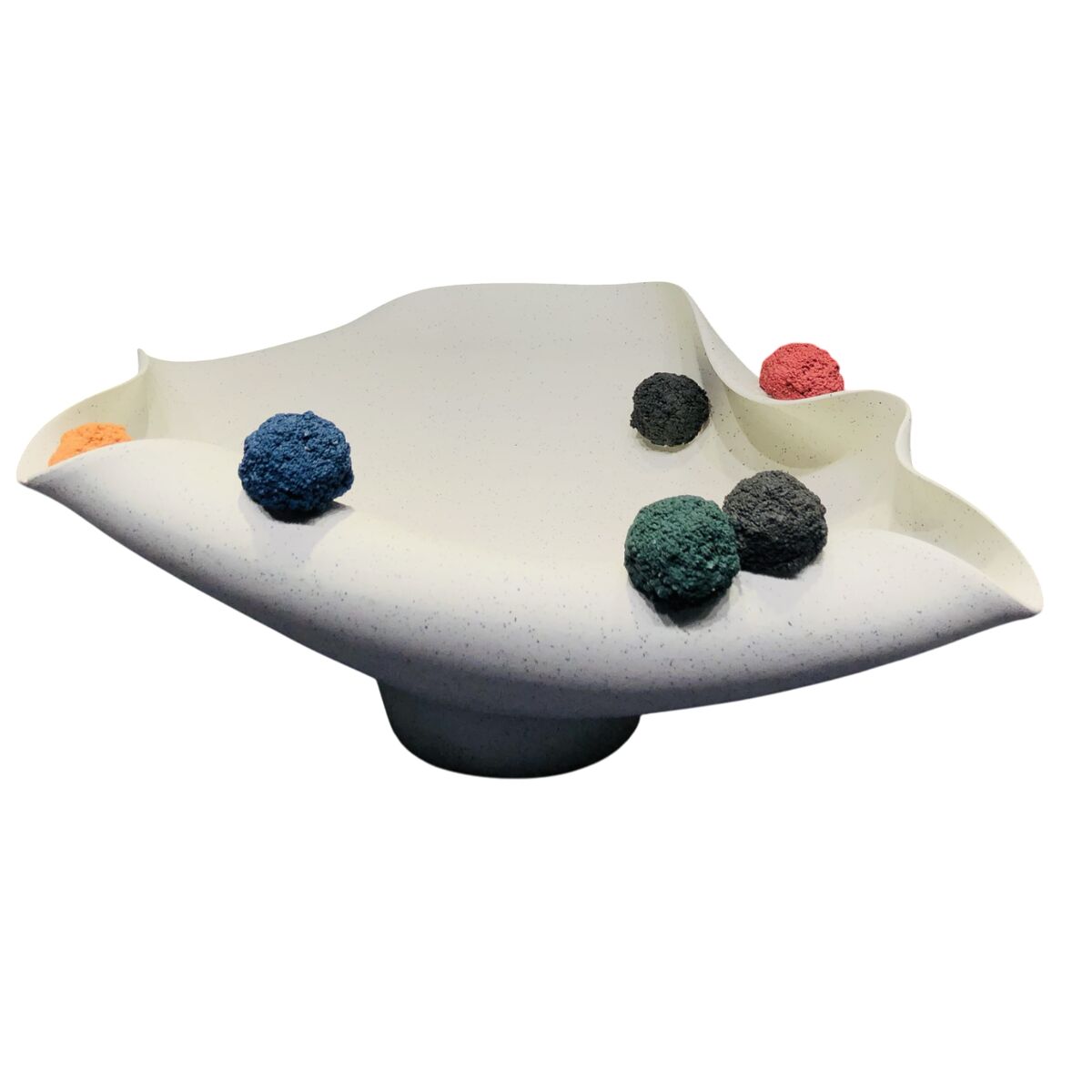 Centre de Table Home ESPRIT Blanc Multicouleur Céramique 47 X 38 X 20 CM