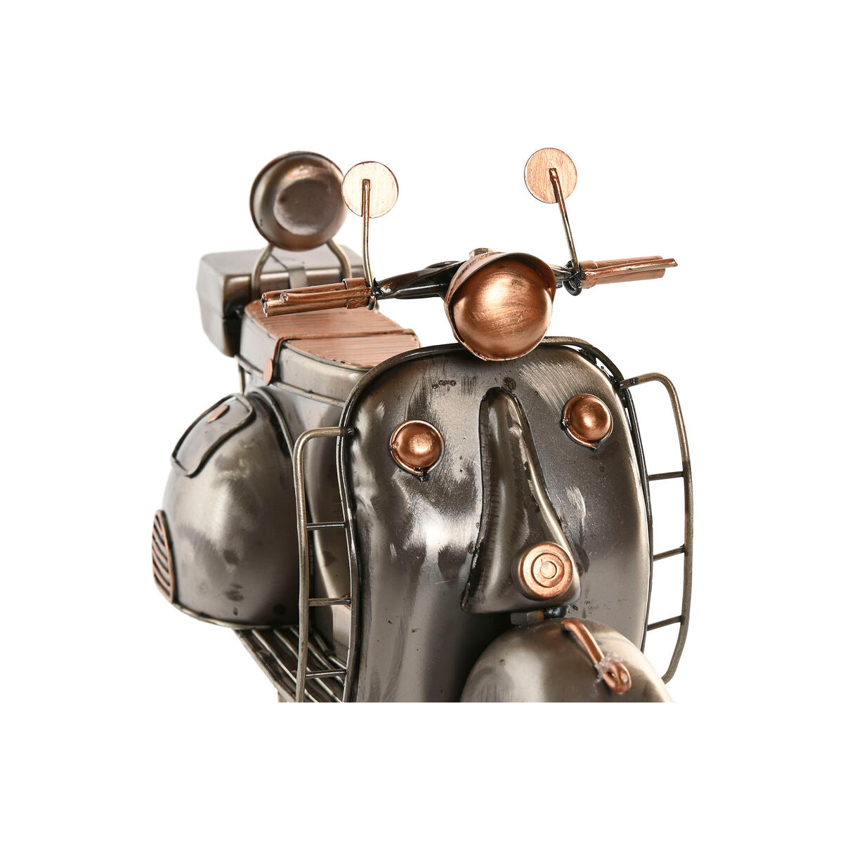 Figurine Décorative Home ESPRIT Doré Argenté Moto Vintage 30 x 11 x 17 cm