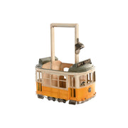 Range Bouteilles Home ESPRIT Jaune Blanc 28 X 17 X 37 CM