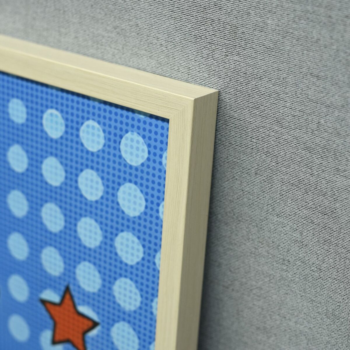 Tableau avec LED Home ESPRIT Bleu Vert Moderne 83 x 3 x 83 cm (2 Unités)