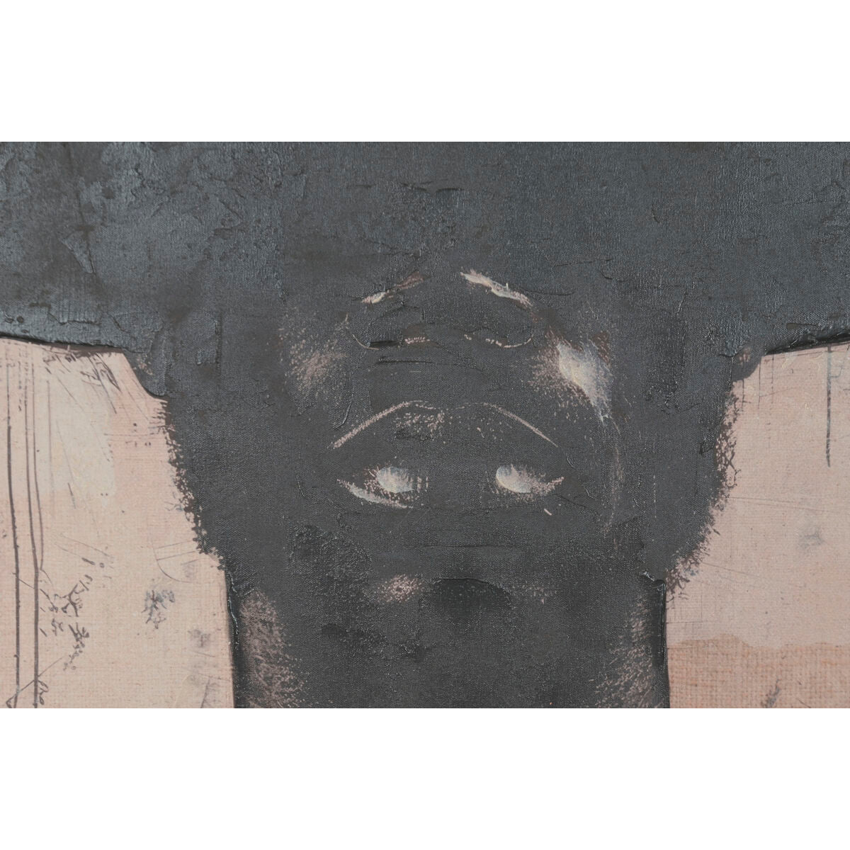 Toile Home ESPRIT Marron Noir Colonial (2 Unités)