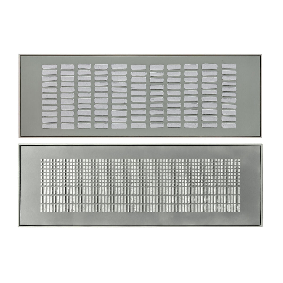 Toile Home ESPRIT Blanc Vert Moderne Urbaine 183 X 4 X 63 CM (2 Unités)