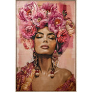 Cadre Home ESPRIT Velours polystyrène 103 x 4,5 x 143 cm