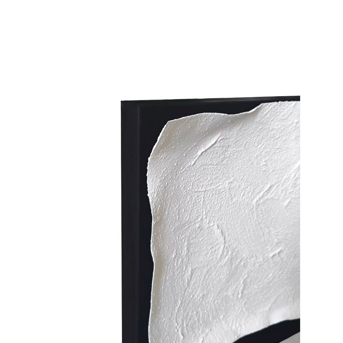 Toile Home ESPRIT Blanc Noir Moderne 80 x 4 x 80 cm (2 Unités)
