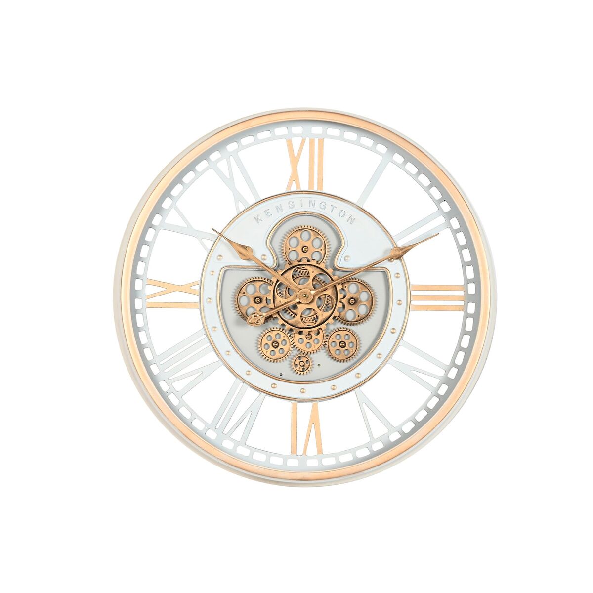 Horloge Murale Home ESPRIT Blanc Métal Verre Vintage 60,5 X 9,5 X 60,5 CM