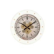 Horloge Murale Home ESPRIT Blanc Métal Loft 60 x 9 x 60 cm