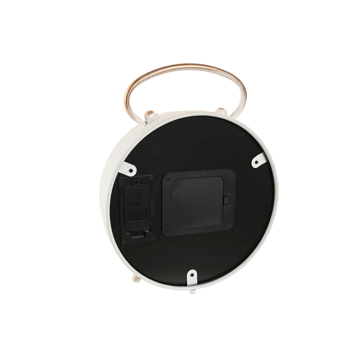 Horloge de table Home ESPRIT Blanc Doré Scandi