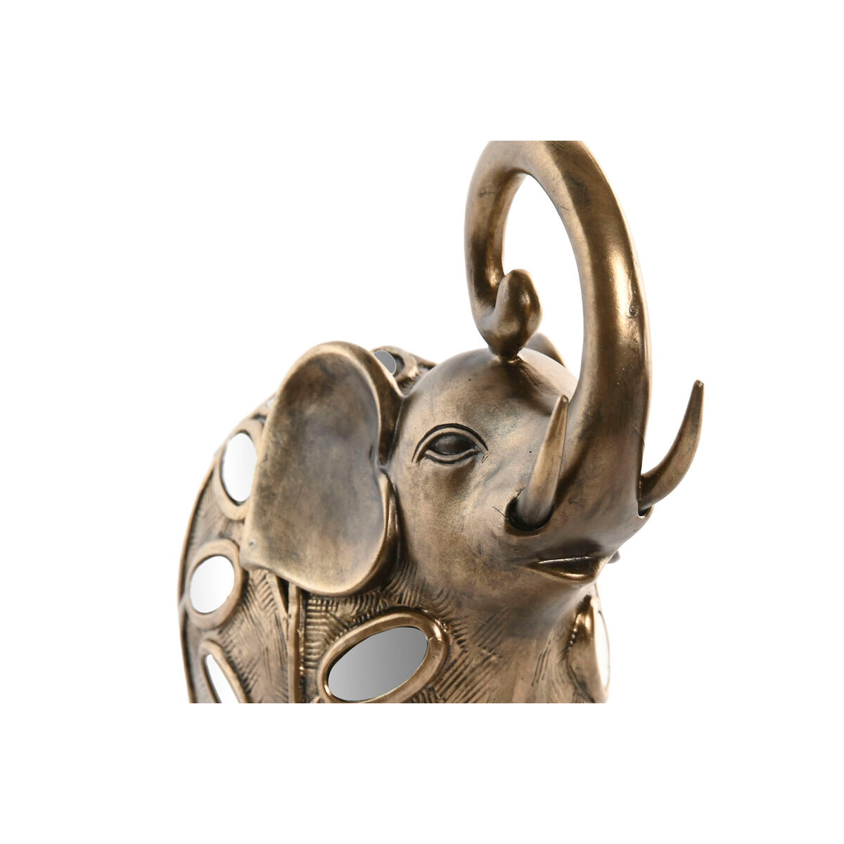 Figurine Décorative Home ESPRIT Bronze Eléphant 19 X 9 X 25,5 CM
