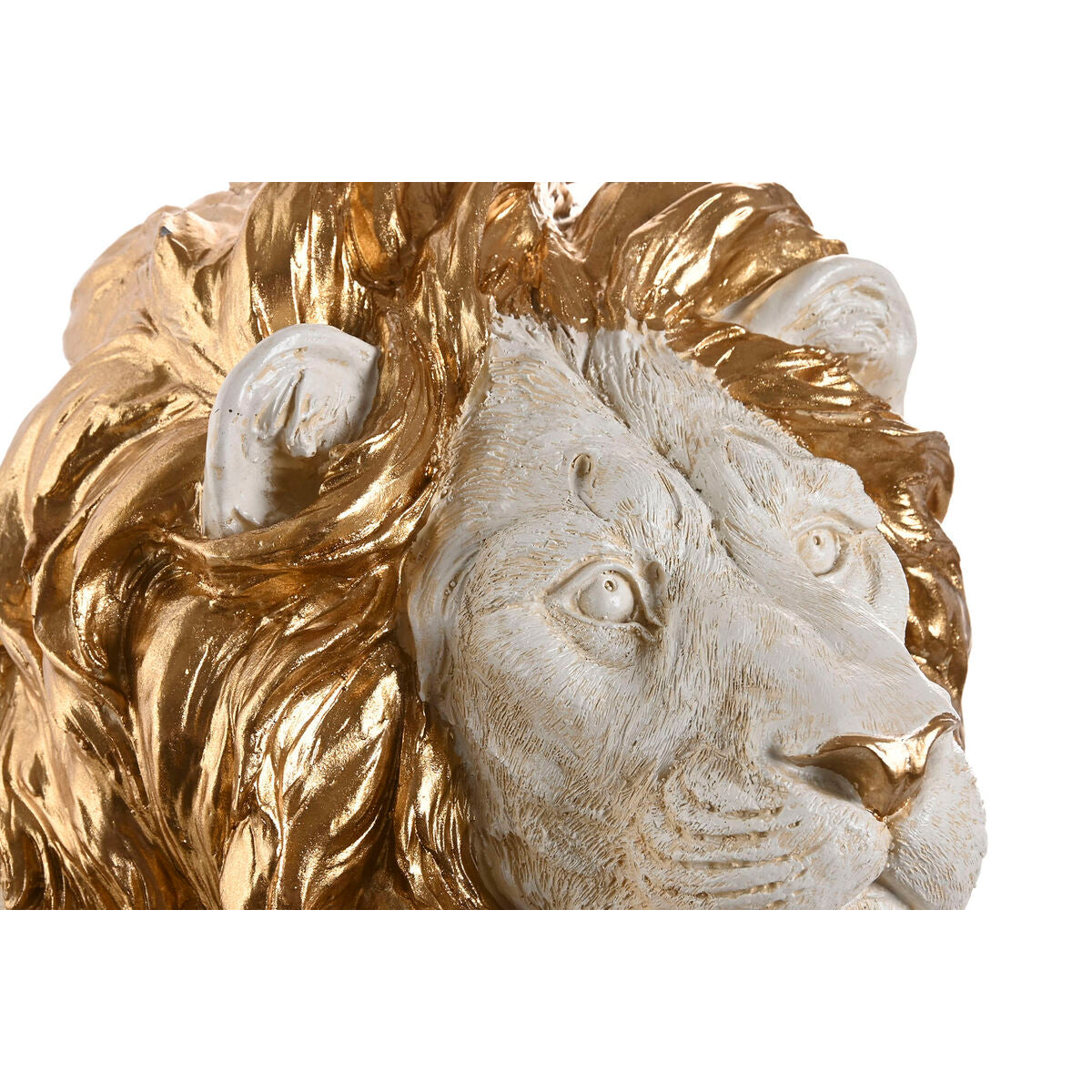 Figurine Décorative Home ESPRIT Blanc Doré Lion 80 x 36 x 39 cm