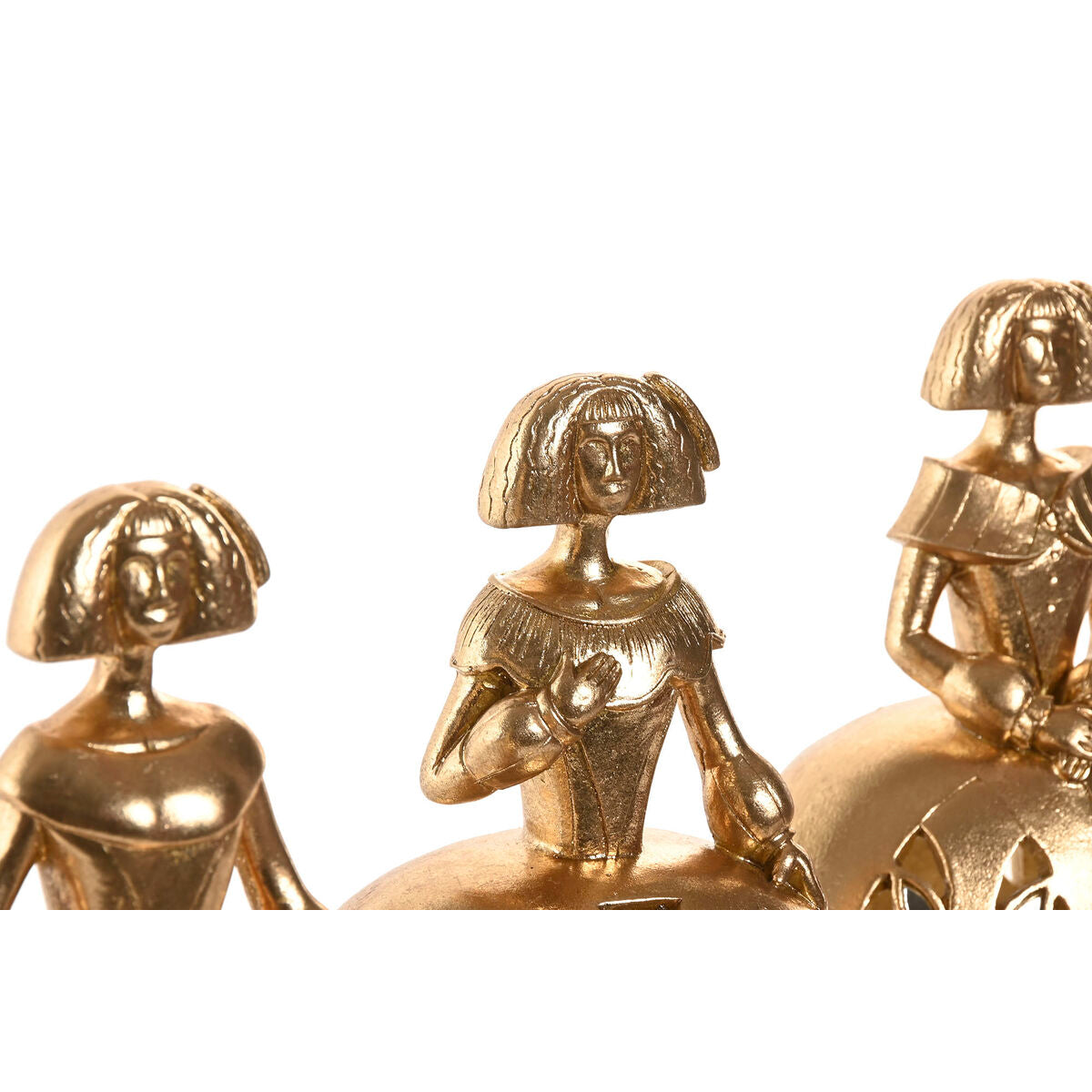 Figurine Décorative Home ESPRIT Doré 20,5 X 13 X 25 CM (3 Unités)