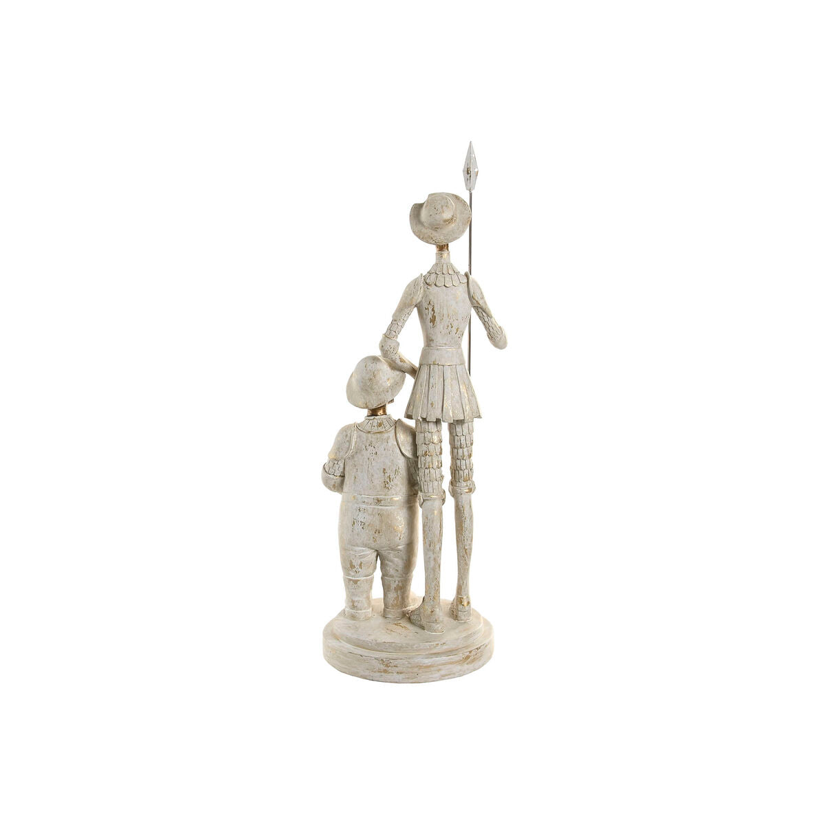 Figurine Décorative Home ESPRIT Blanc Doré 14 X 13 X 42,5 CM