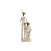 Figurine Décorative Home ESPRIT Blanc Doré 14 X 13 X 42,5 CM