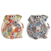 Tirelire Home ESPRIT Résine Eléphant 11,5 X 11 X 11 CM (2 Unités)