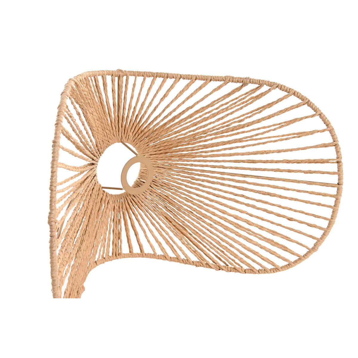 Écran de lampe Home ESPRIT Marron Métal Fibre Naturel Urbaine 66 X 50 X 35 CM (3 Pièces)