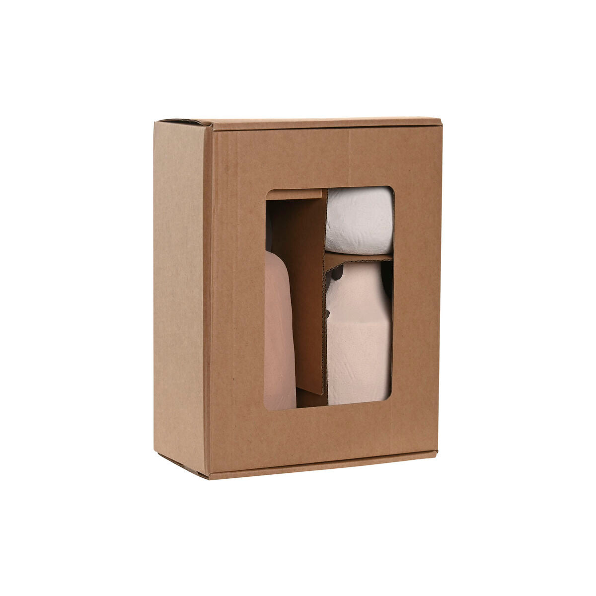 Ensemble de 3 Vases Home ESPRIT Multicouleur Grès 13 X 10 X 24 CM (3 Pièces)