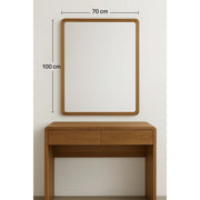 Miroir mural Home ESPRIT Marron Naturel Urbaine 70 x 3 x 100 cm