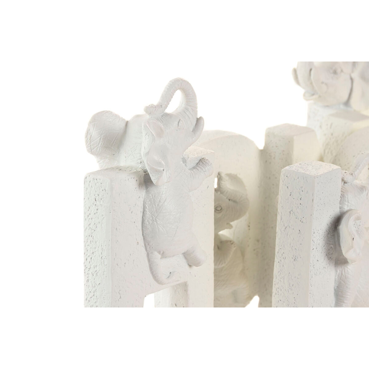 Figurine Décorative Home ESPRIT Blanc Oriental 25 X 5 X 13 CM (2 Unités)