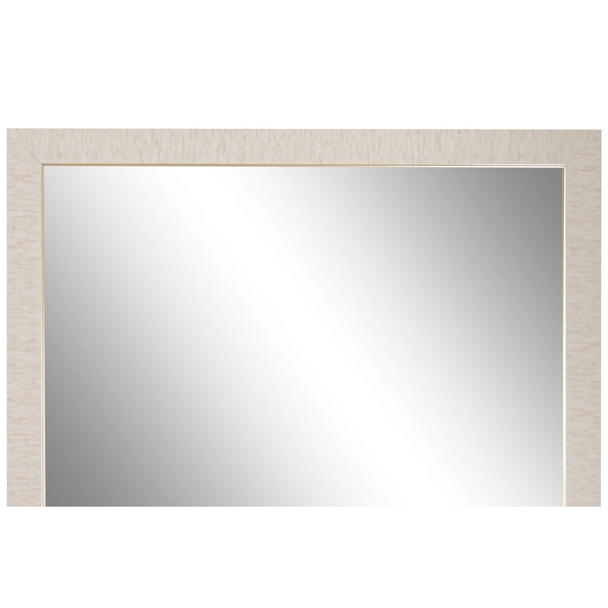 Miroir mural Home ESPRIT Blanc Marron Beige Gris Moderne 68 x 2 x 156 cm (4 Unités)