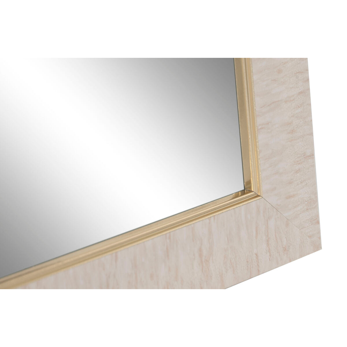 Miroir mural Home ESPRIT Blanc Marron Beige Gris Moderne 68 x 2 x 156 cm (4 Unités)