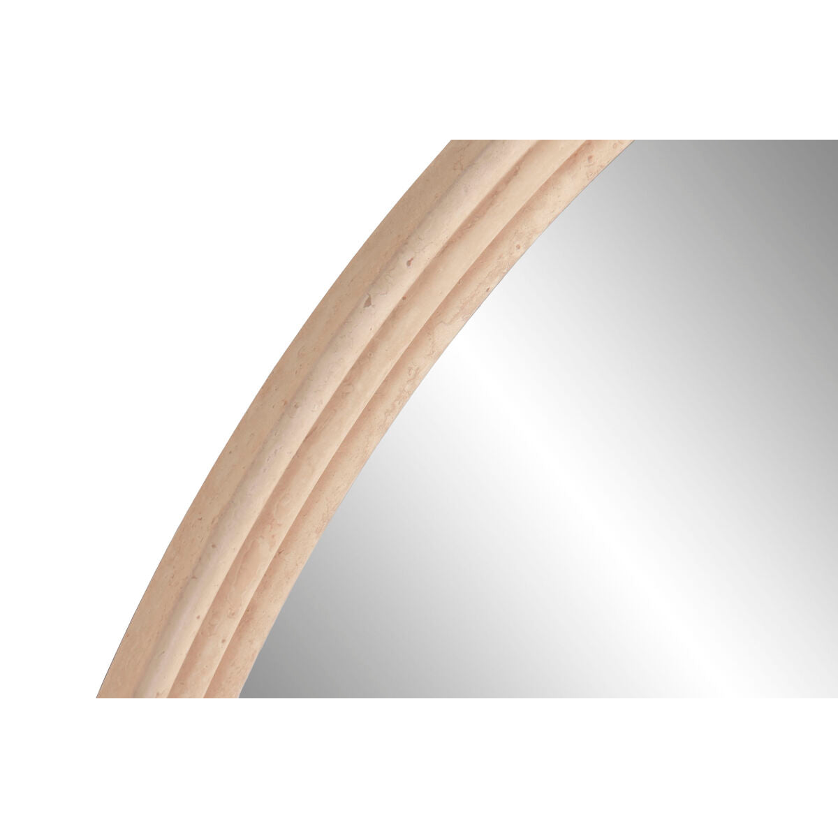 Miroir mural Home ESPRIT Beige Naturel Scandi (2 Unités)