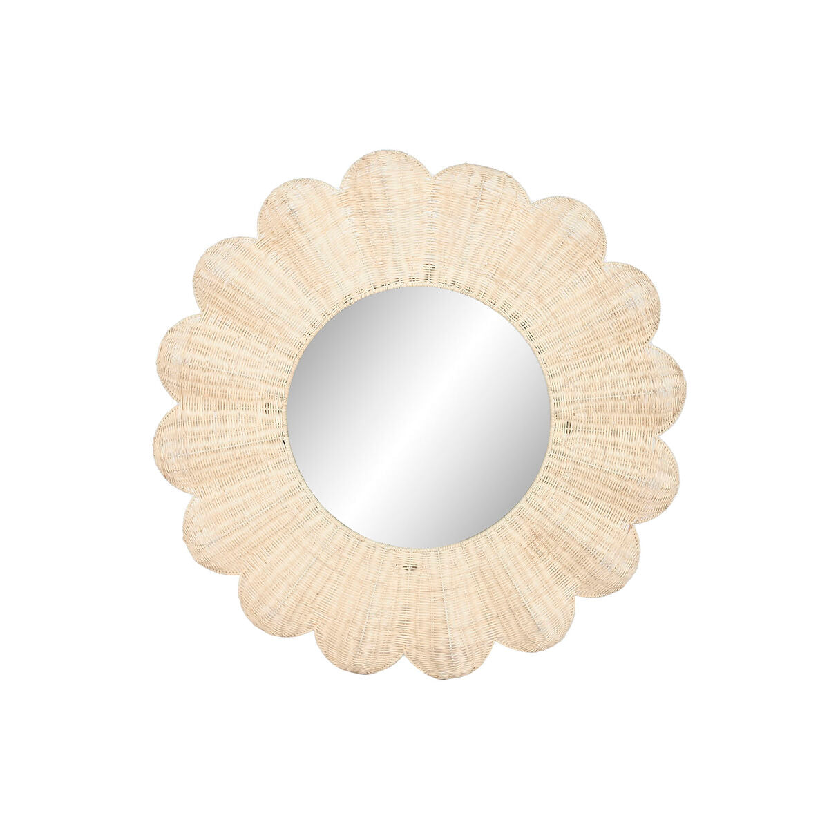 Miroir mural Home ESPRIT Naturel Boho 91 x 6 x 91 cm