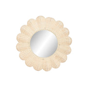 Miroir mural Home ESPRIT Naturel Boho 91 x 6 x 91 cm