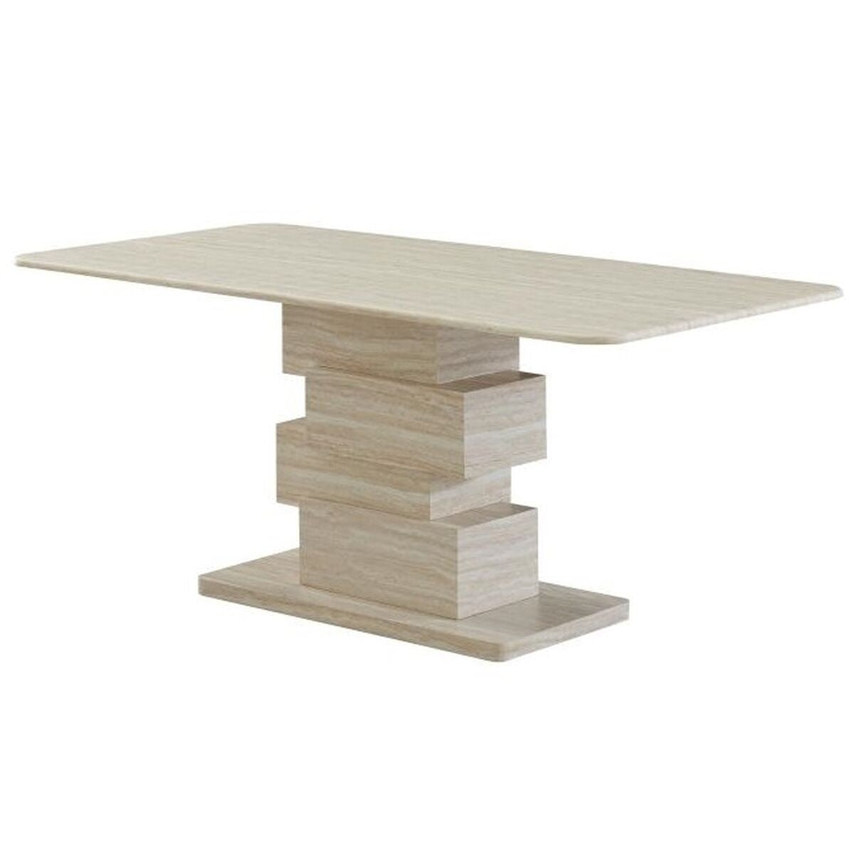 Table de Salle à Manger Home ESPRIT Granite Bois MDF 180 x 90 x 75 cm
