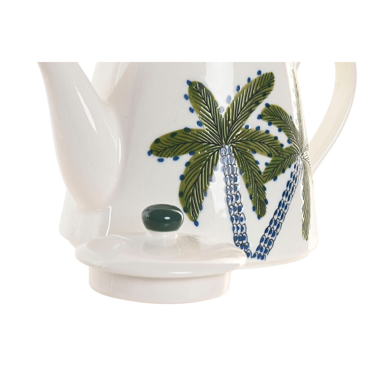 Théière Home ESPRIT Bleu Vert Porcelaine 850 ml