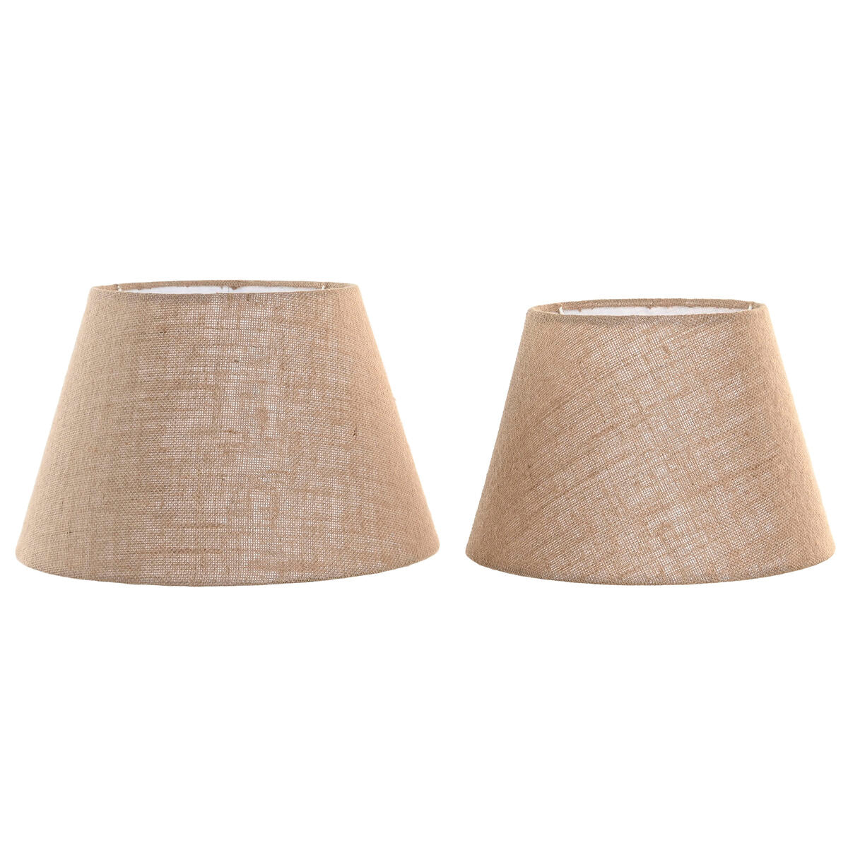 Écran de lampe Home ESPRIT Marron Jute Métal 40 x 40 x 25 cm (2 Unités)