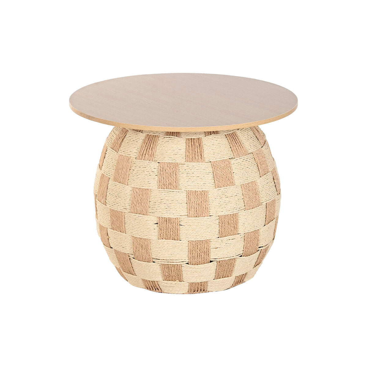 Table d'appoint Home ESPRIT Naturel 60 x 60 x 48 cm