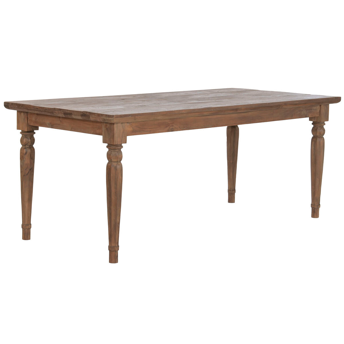 Table de Salle à Manger Home ESPRIT bois de teck 200 x 90 x 78 cm