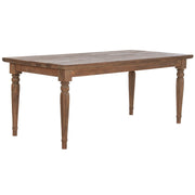 Table de Salle à Manger Home ESPRIT bois de teck 200 x 90 x 78 cm