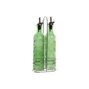 Ensemble salière et poivrier Home ESPRIT Vert Métal Aluminium Verre ABS Moderne 500 ml 14 X 7,4 X 32 CM