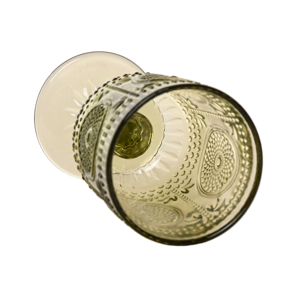 Set de Verres Home ESPRIT Vert Verre 265 ml (6 Unités)