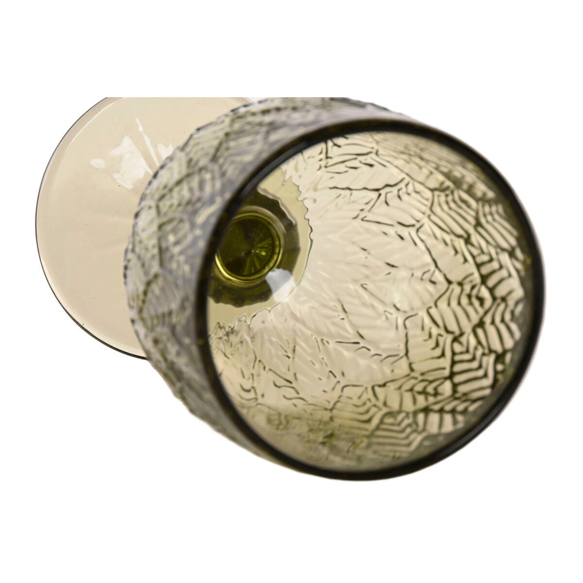 Set de Verres Home ESPRIT Vert Verre 160 ml (6 Unités)