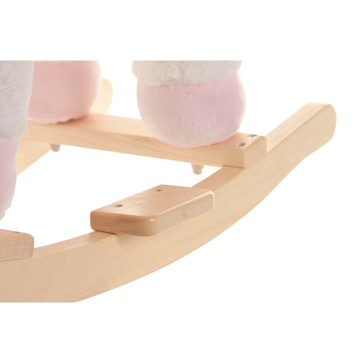 Fauteuil à Bascule Home ESPRIT Blanc Naturel Licorne