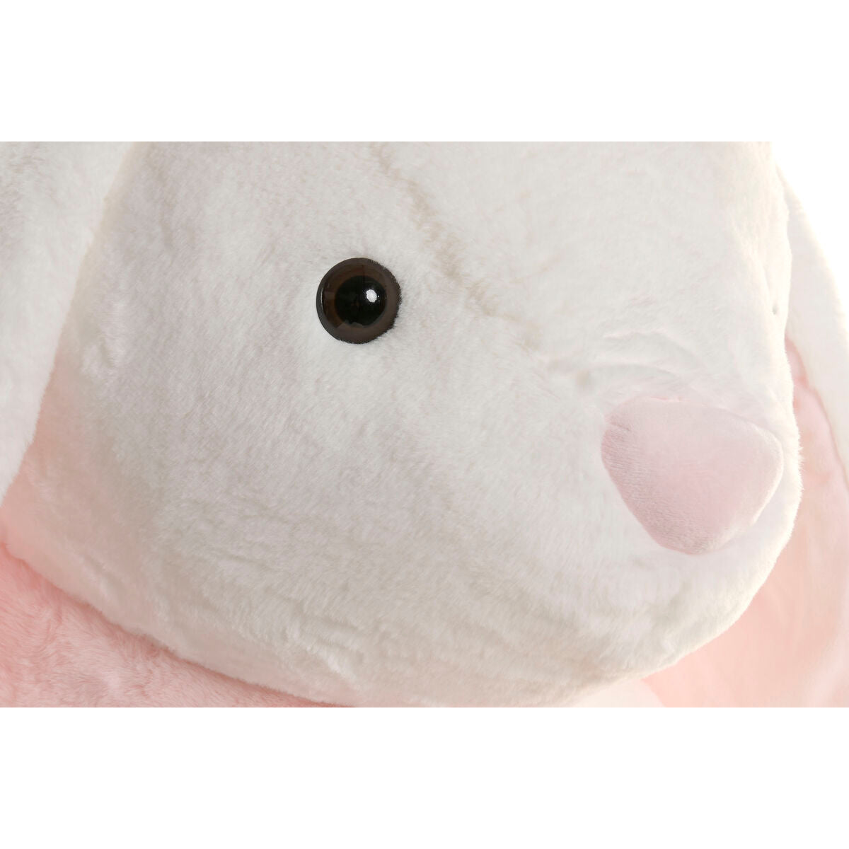 Jouet Peluche Home ESPRIT Crème Polyester Enfant Lapin (2 Unités)