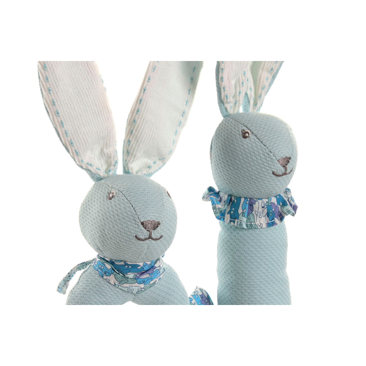 Jouet Peluche Home ESPRIT Bleu Rose Polyester Enfant (2 Unités)