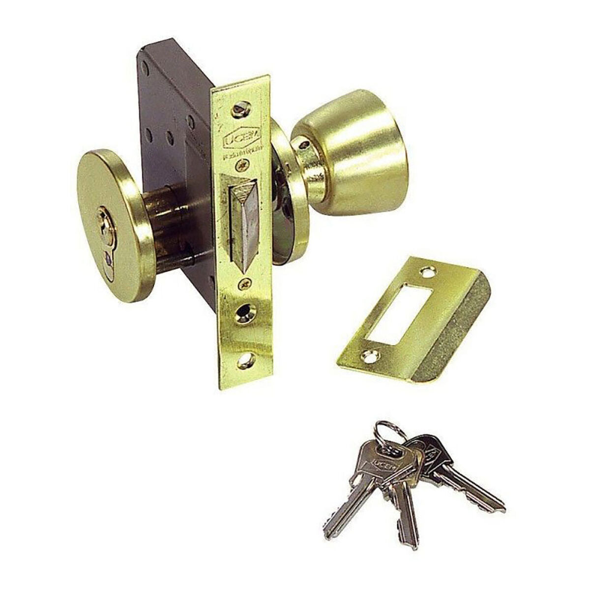 Serrure à bouton UCEM 03020078 Fer