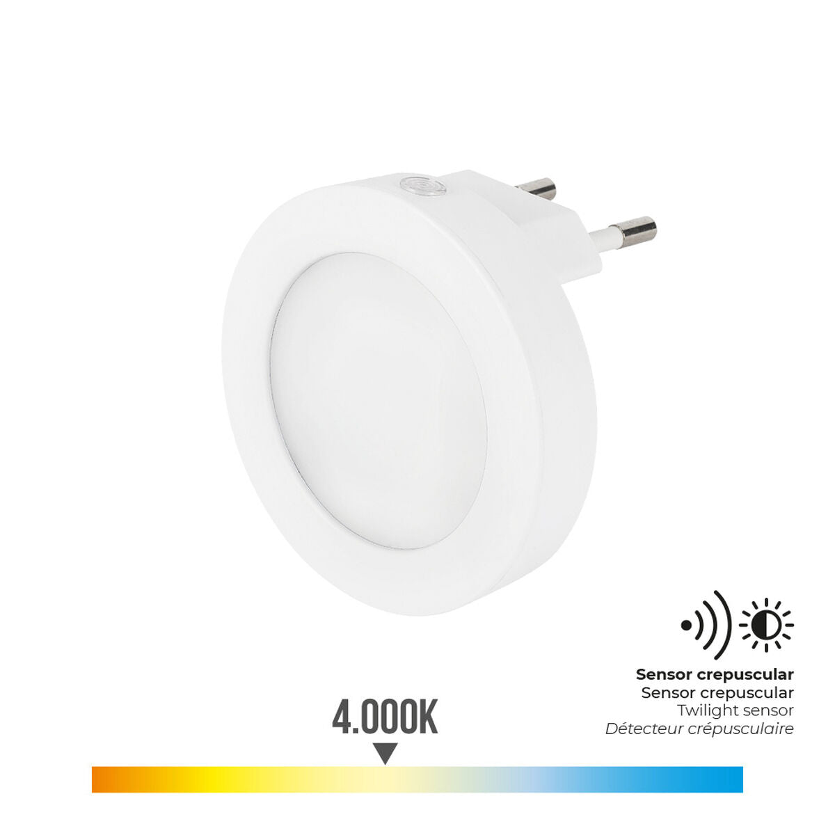 Veilleuse EDM 04041 Multicouleur Rond Prises