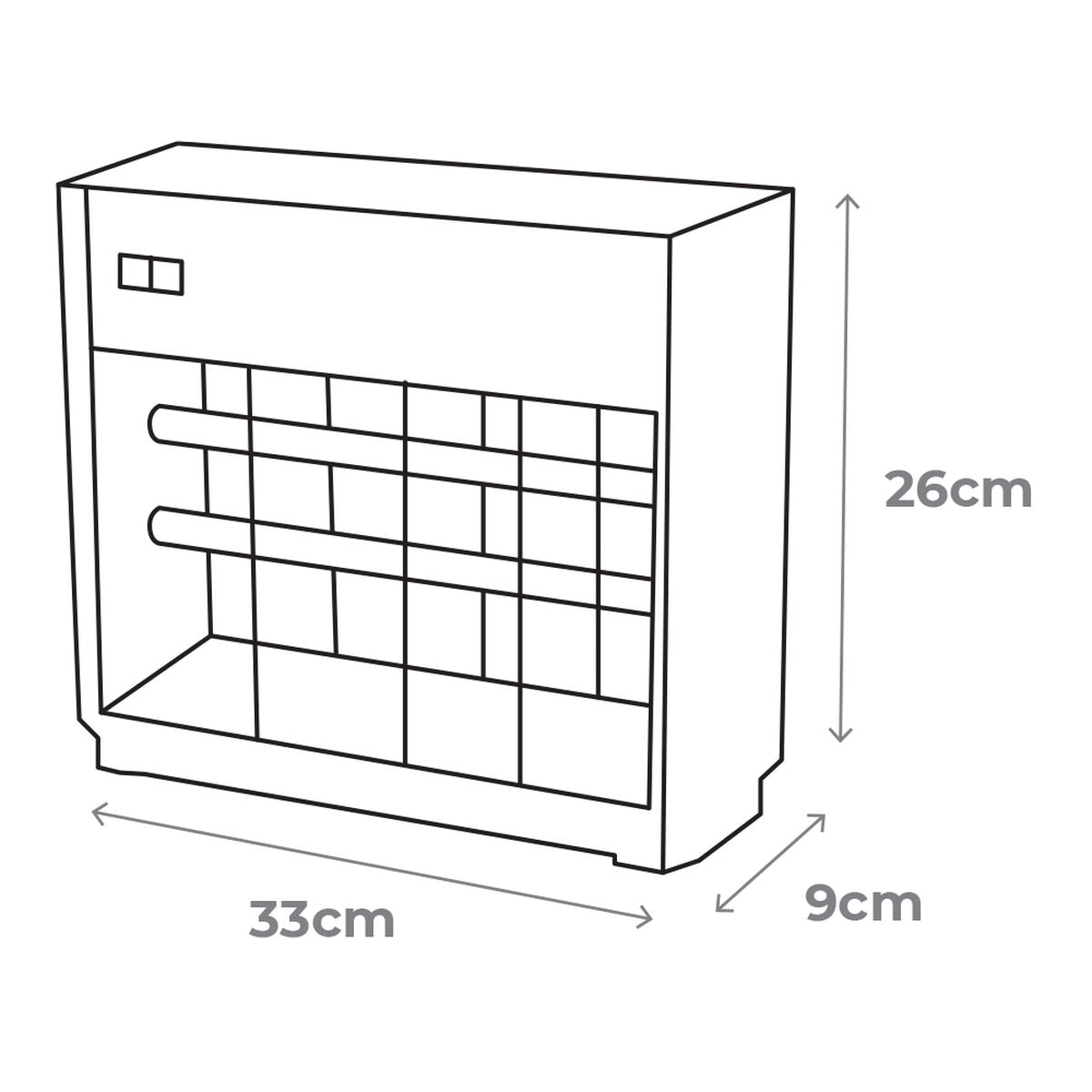 Antimoustiques Électrique EDM Argenté (33 x 9 x 26 cm)