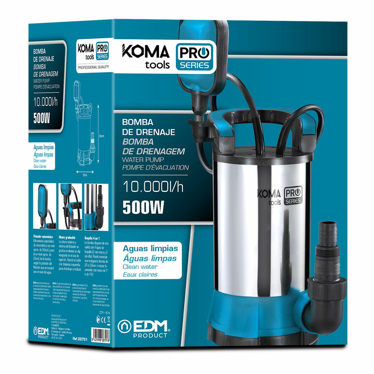 Pompe à eau Koma Tools 500 W