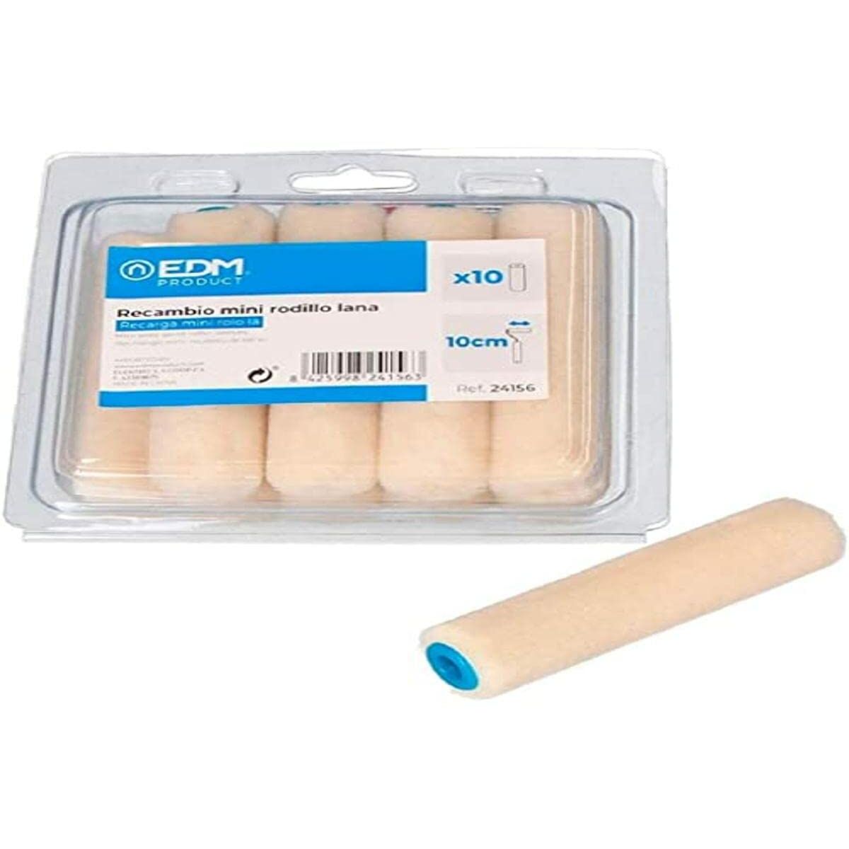 Kit de Remplacement de Rouleaux EDM 24156 110 mm 10 Unités