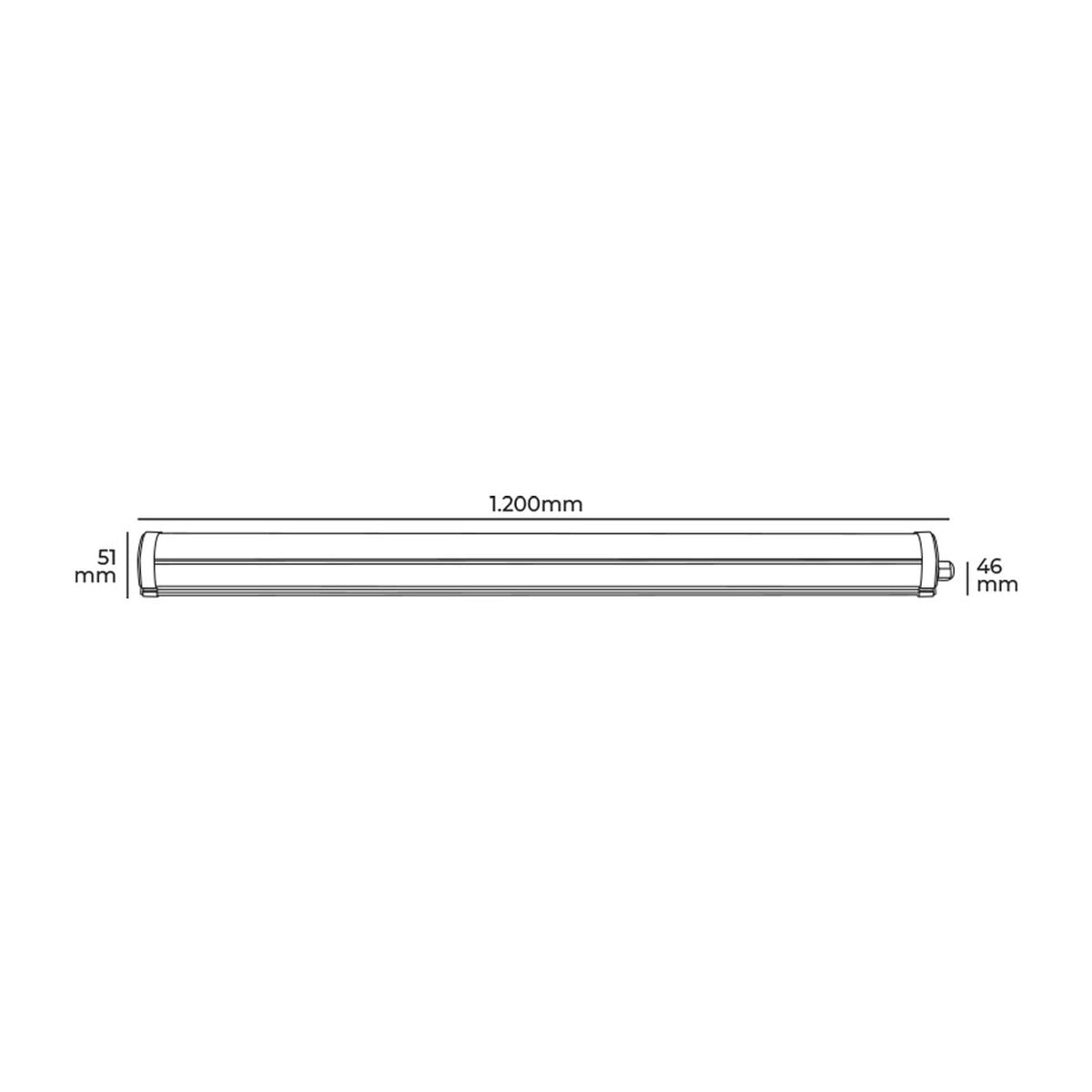 Bande LED EDM 31404 36 W Lumière LED (4000 K)