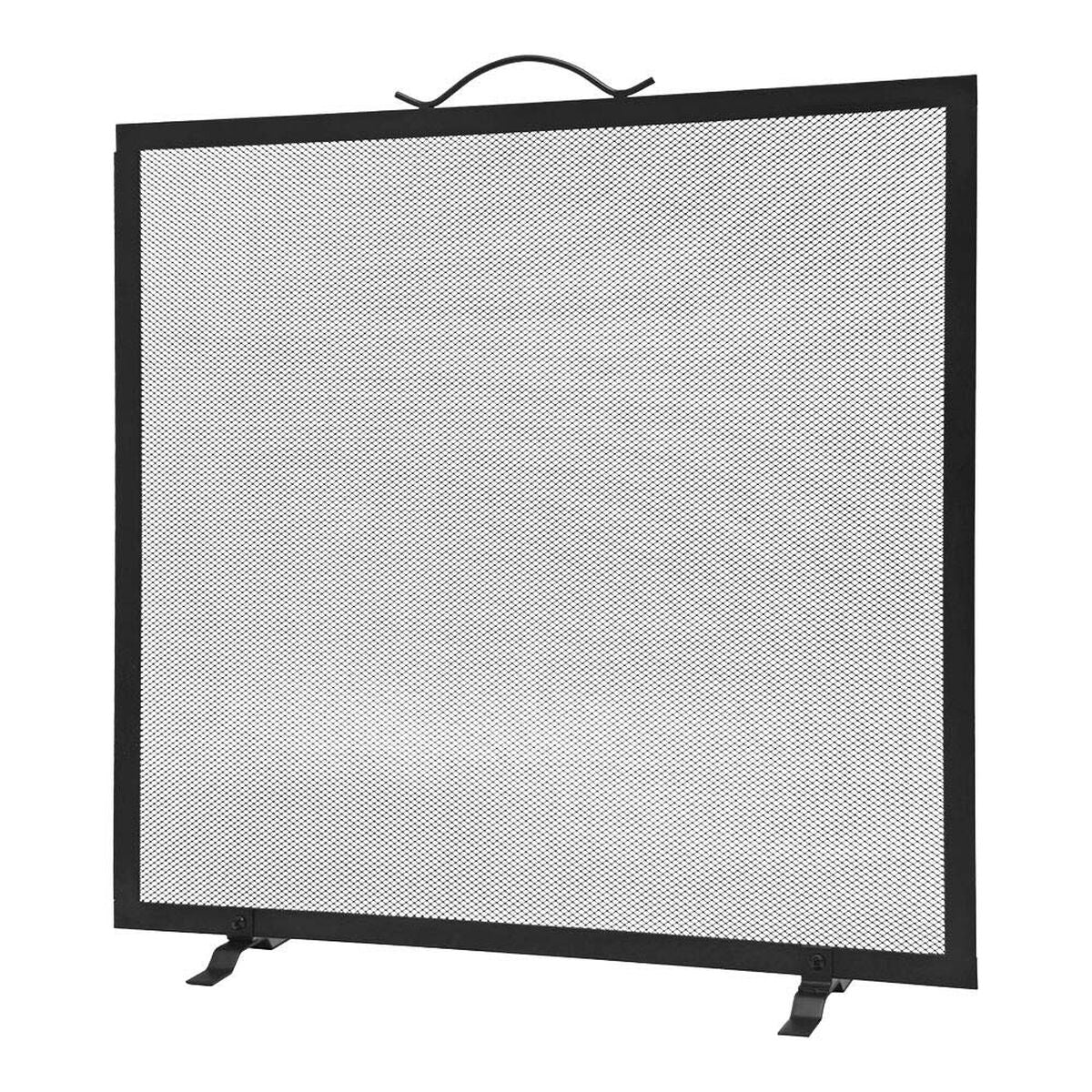 Parre-feu pour cheminée EDM 85748 Noir 60 x 0,5 x 60 cm