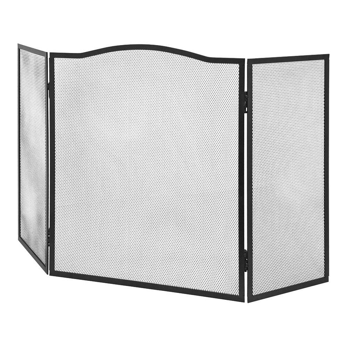 Parre-feu pour cheminée EDM 85749 Noir 101 x 0,5 x 61 cm