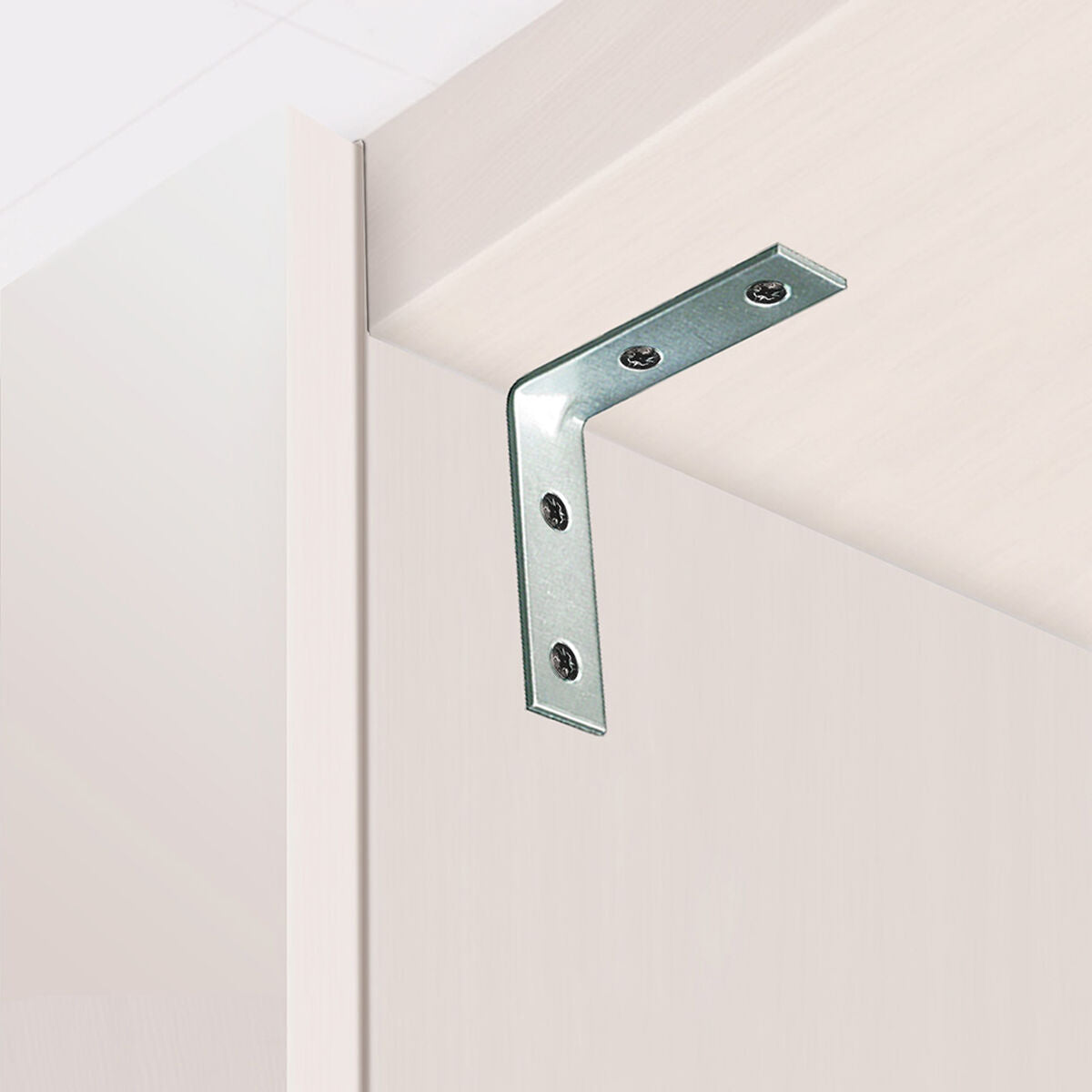 Equerre EDM 86086 an02 Acier 8 x 8 x 1,5 cm 4 Unités