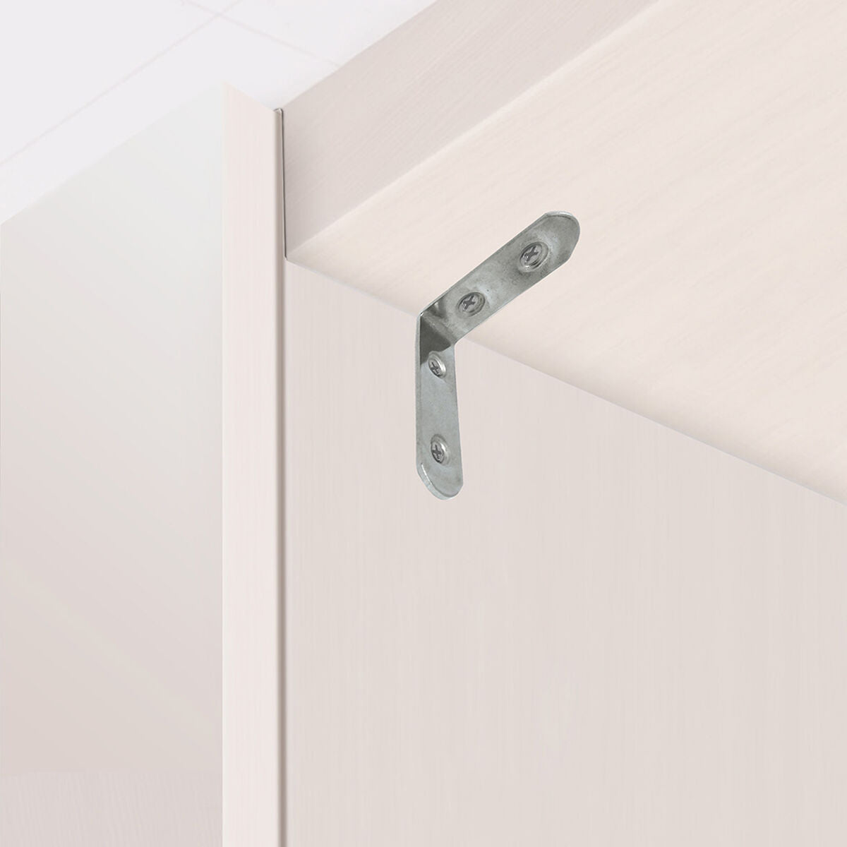 Equerre EDM 86091 an24 Acier inoxydable 5 x 5 x 1,6 cm 4 Unités