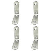 Equerre EDM 86092 an24 Acier inoxydable 6 x 6 x 1,9 cm 4 Unités