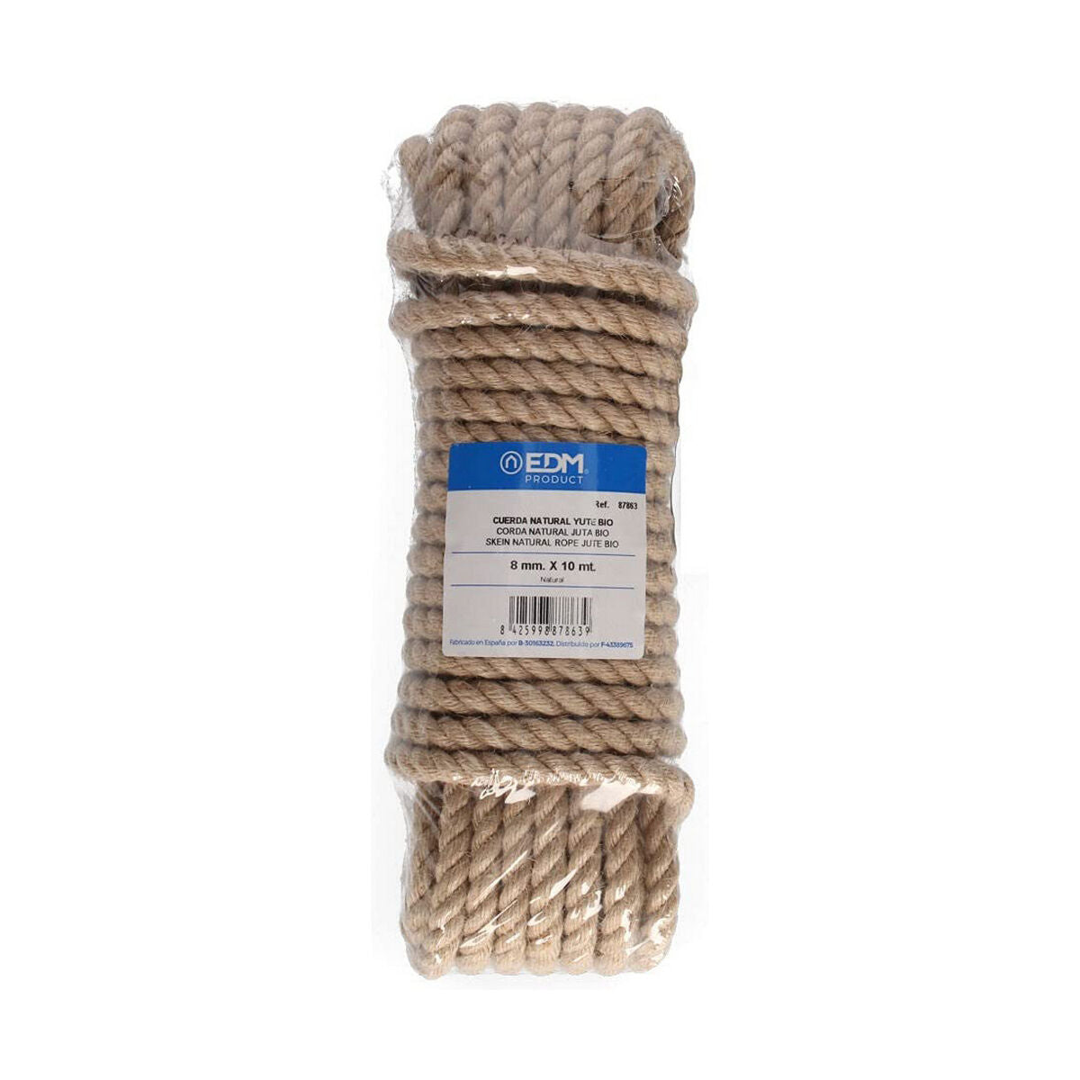 Corde EDM 87863 Naturel Jute 10 m